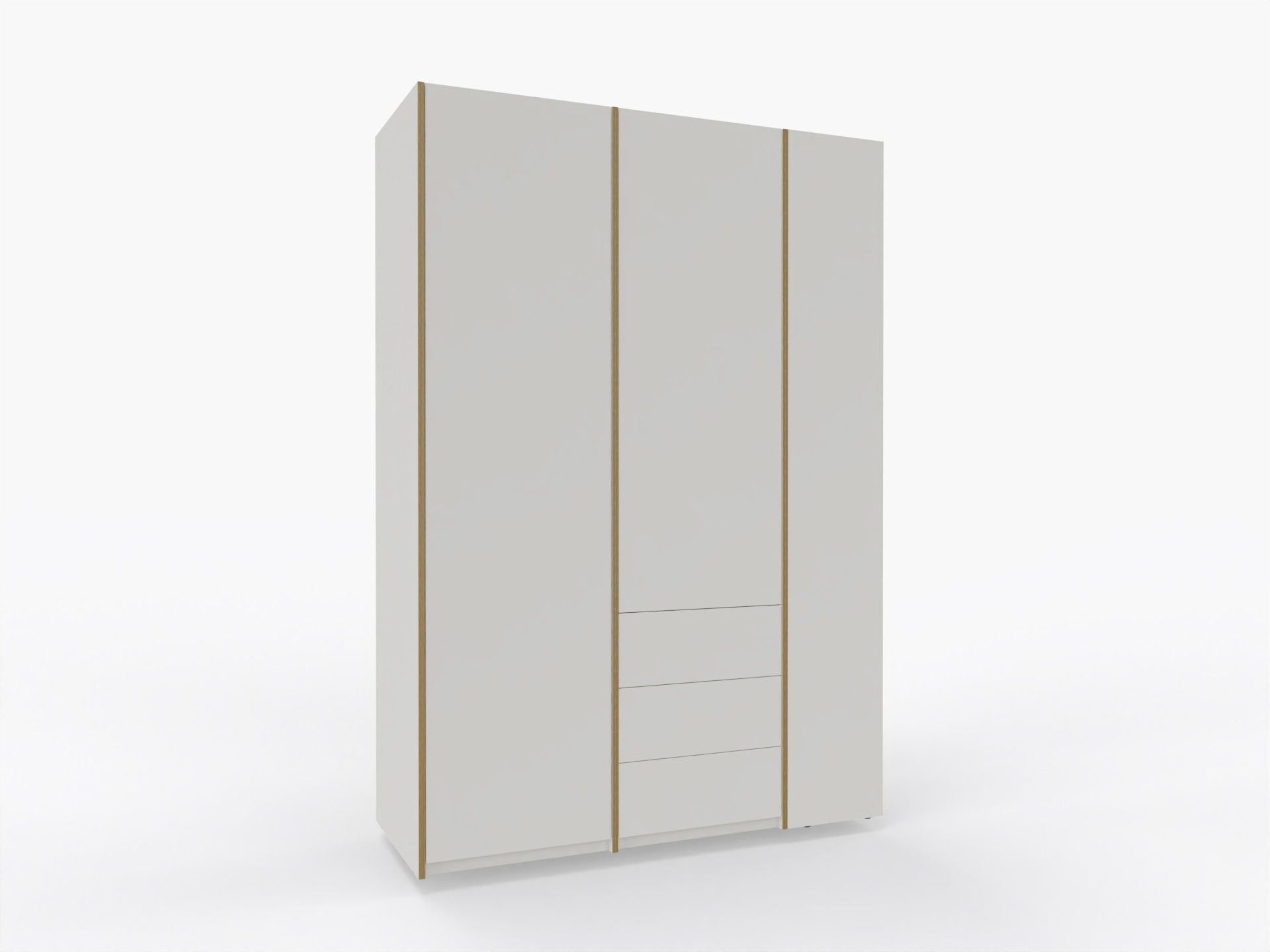 Armoire MODULAR PLUS Combinaison avec étagère annexe à droite et 3 tiroirs Müller Möbelwerkstätten