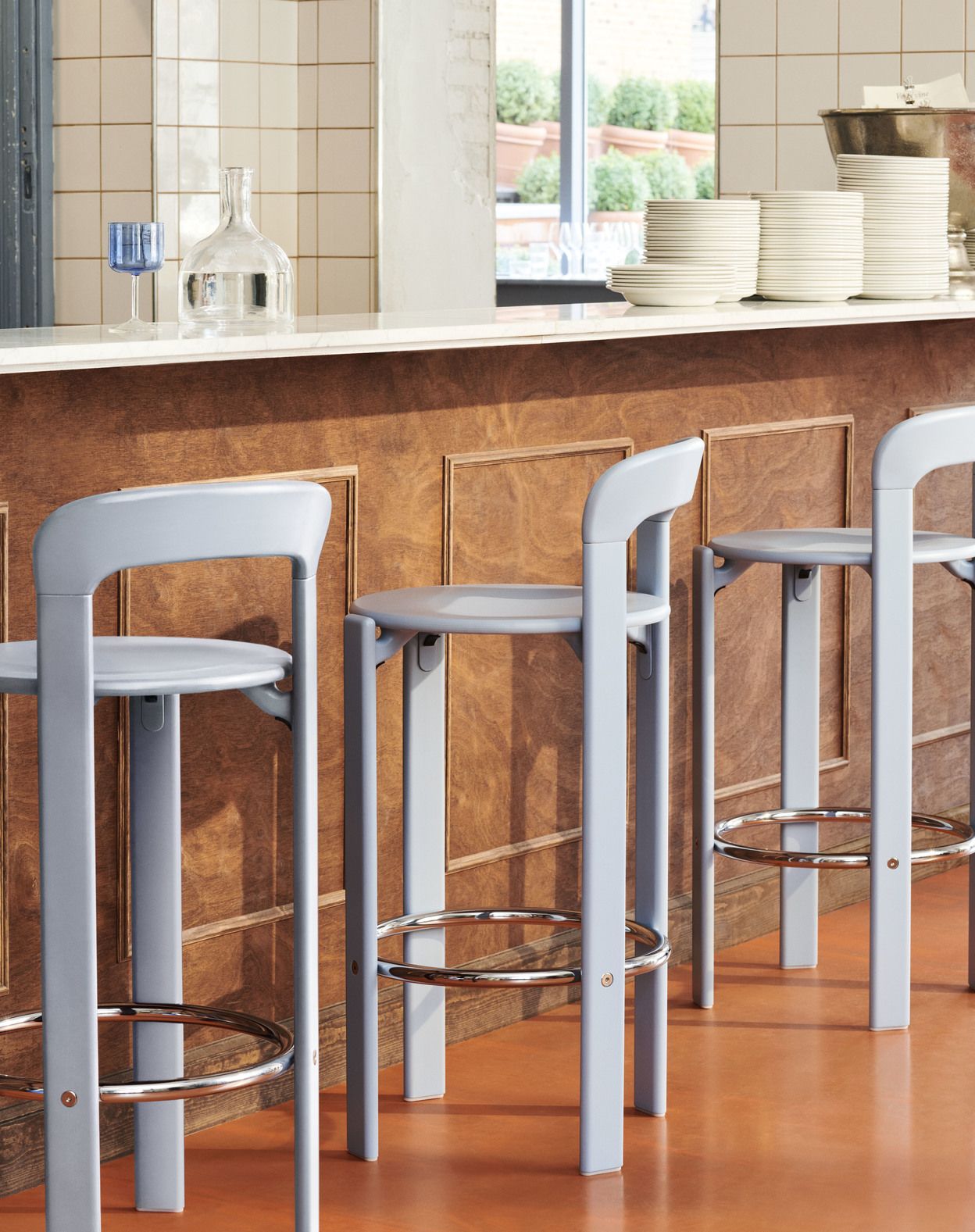 Rey Bar Stool Low Tabouret de bar Hay
