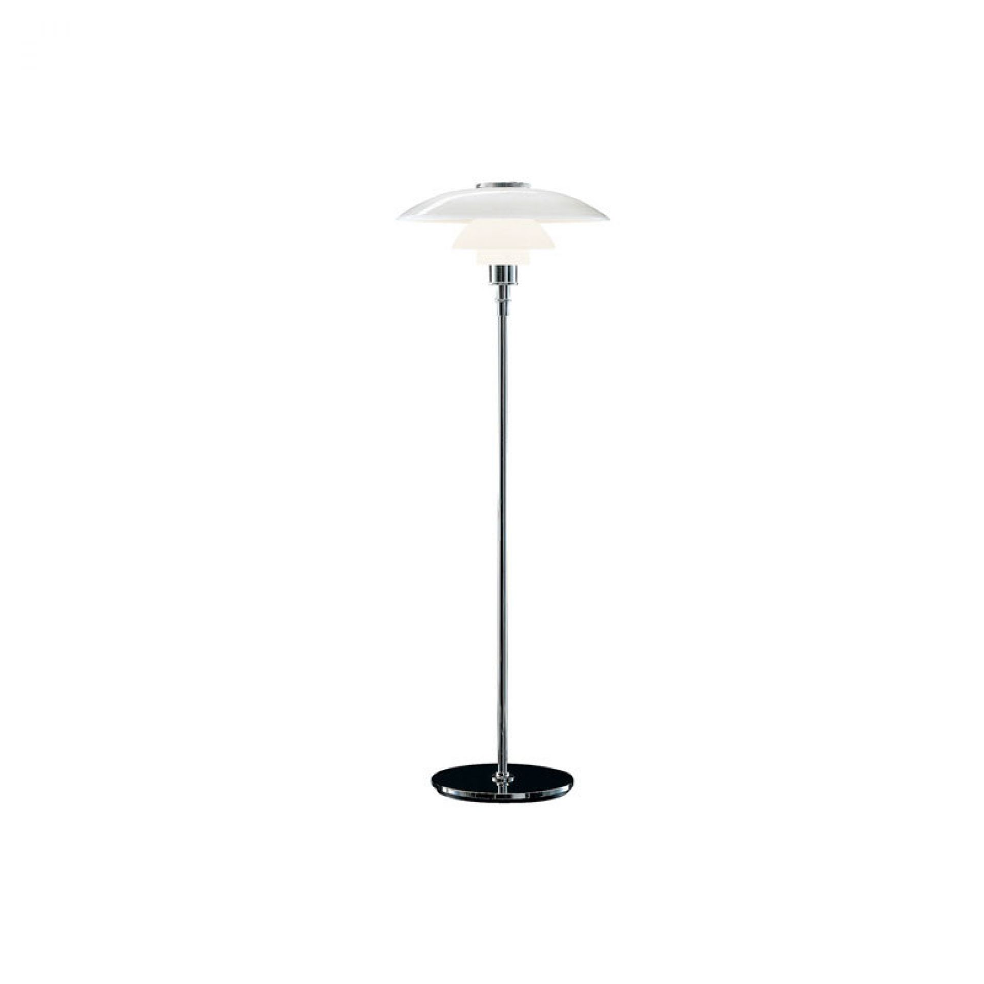 PH 4 1/2 - 3 1/2 Glass Floor lampadaire Louis Poulsen