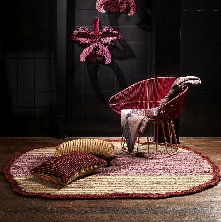Circo Lounge Chair Fauteuil lounge d'extérieur ames Noir mat / Noir