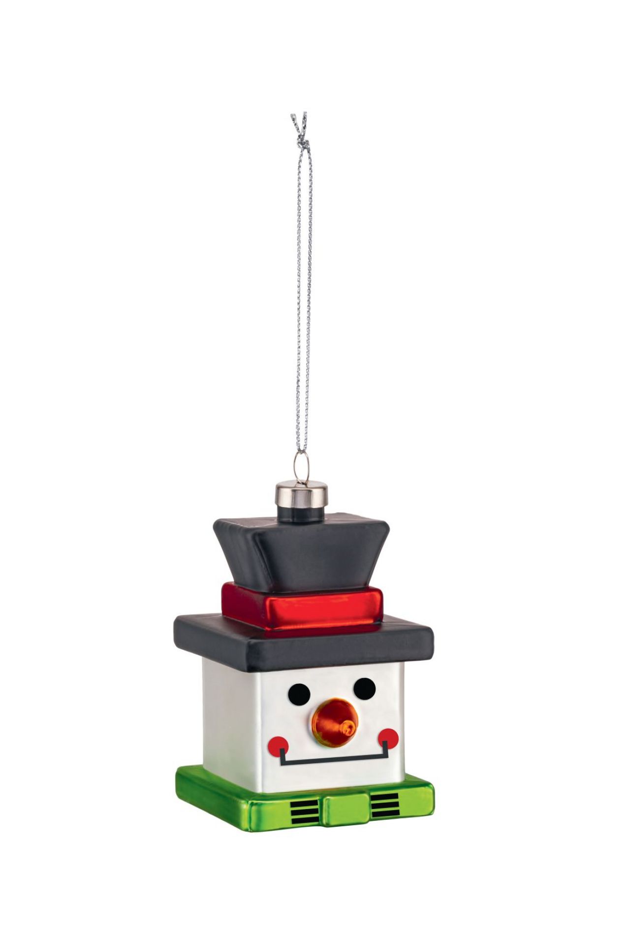 GJ02 3 Snow Cube Pendentif de Noël Alessi 