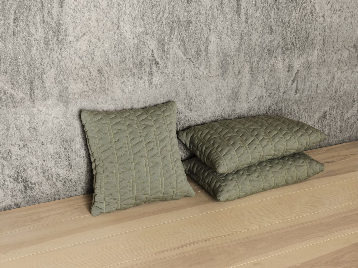 Tassel AJ Cushion Coussin L 45 cm Pale green Fritz Hansen OFFRE SPECIALE