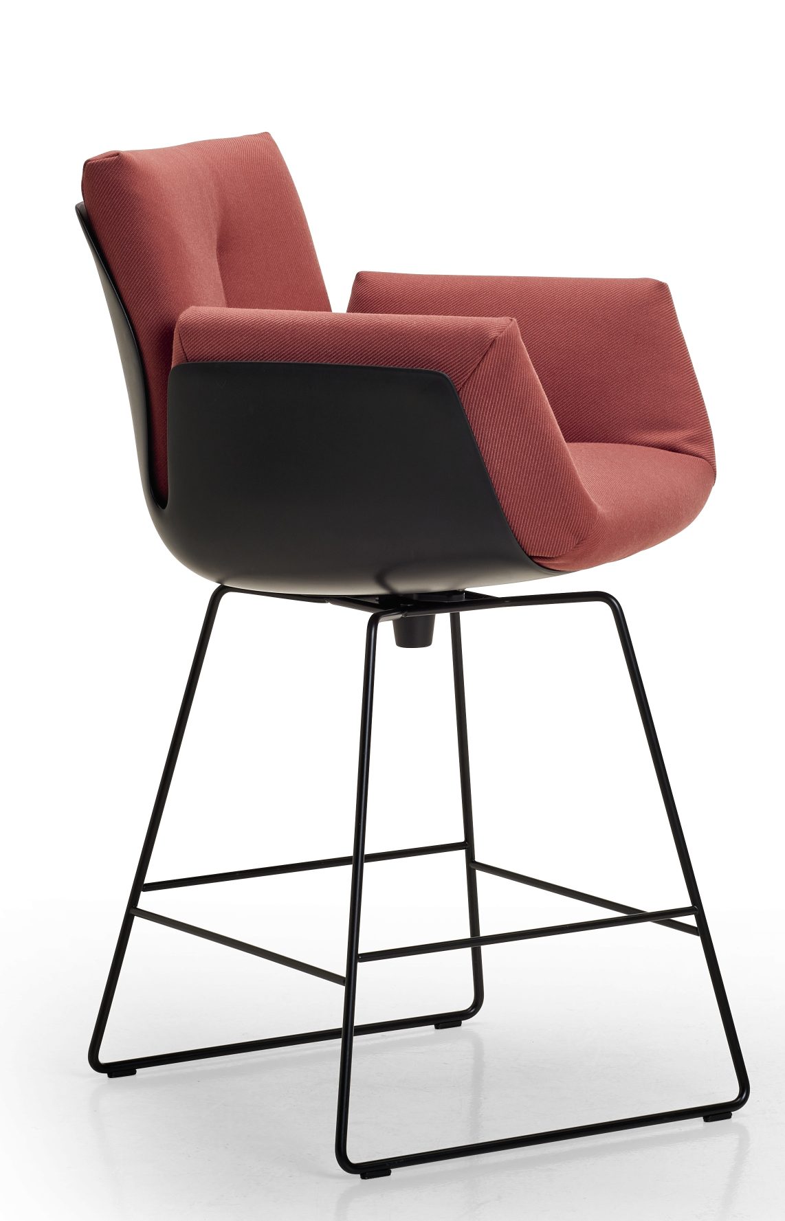 Alvo chaise de bar pivotante avec structure en fil métallique H 111 cm Cor   