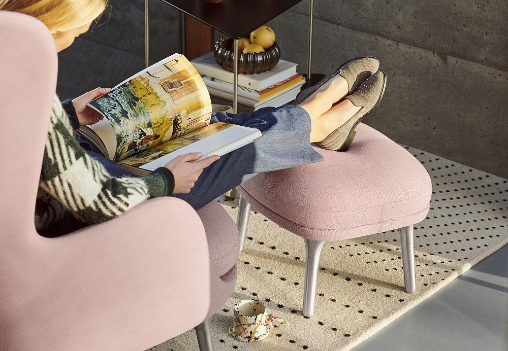 JH11 / JH12 Tabouret pour RO Fauteuil Fritz Hansen