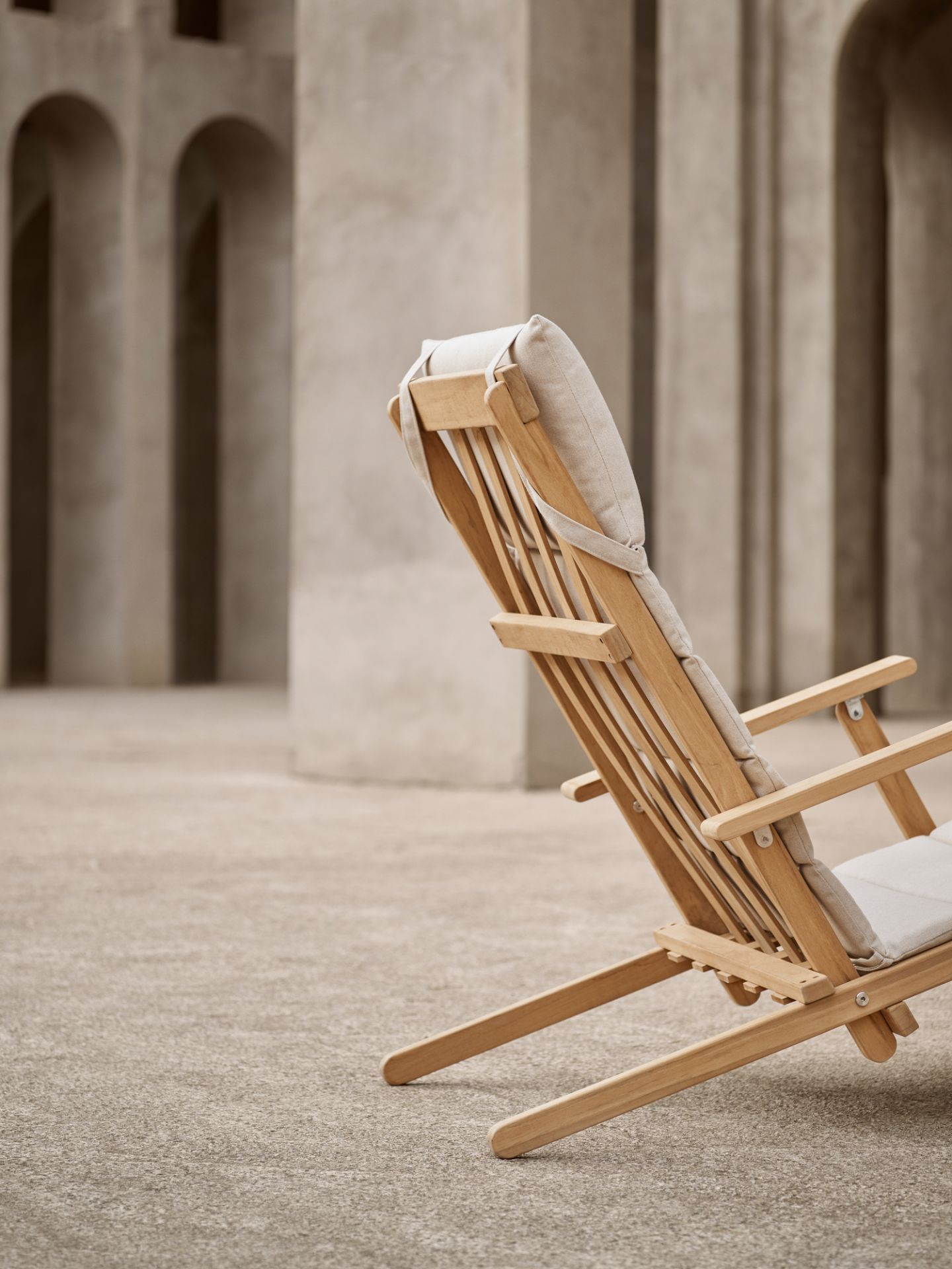 Mogensen chaise longue incl. coussin outdoor Carl Hansen &amp; Søn