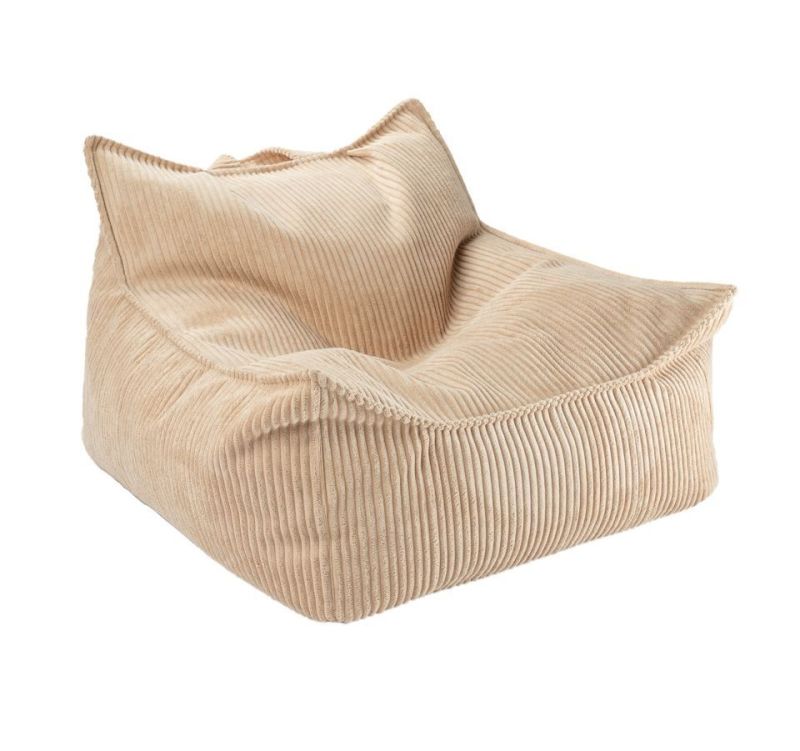 Fauteuil-sac d'enfant large cordon Sucre brun Wigiwama