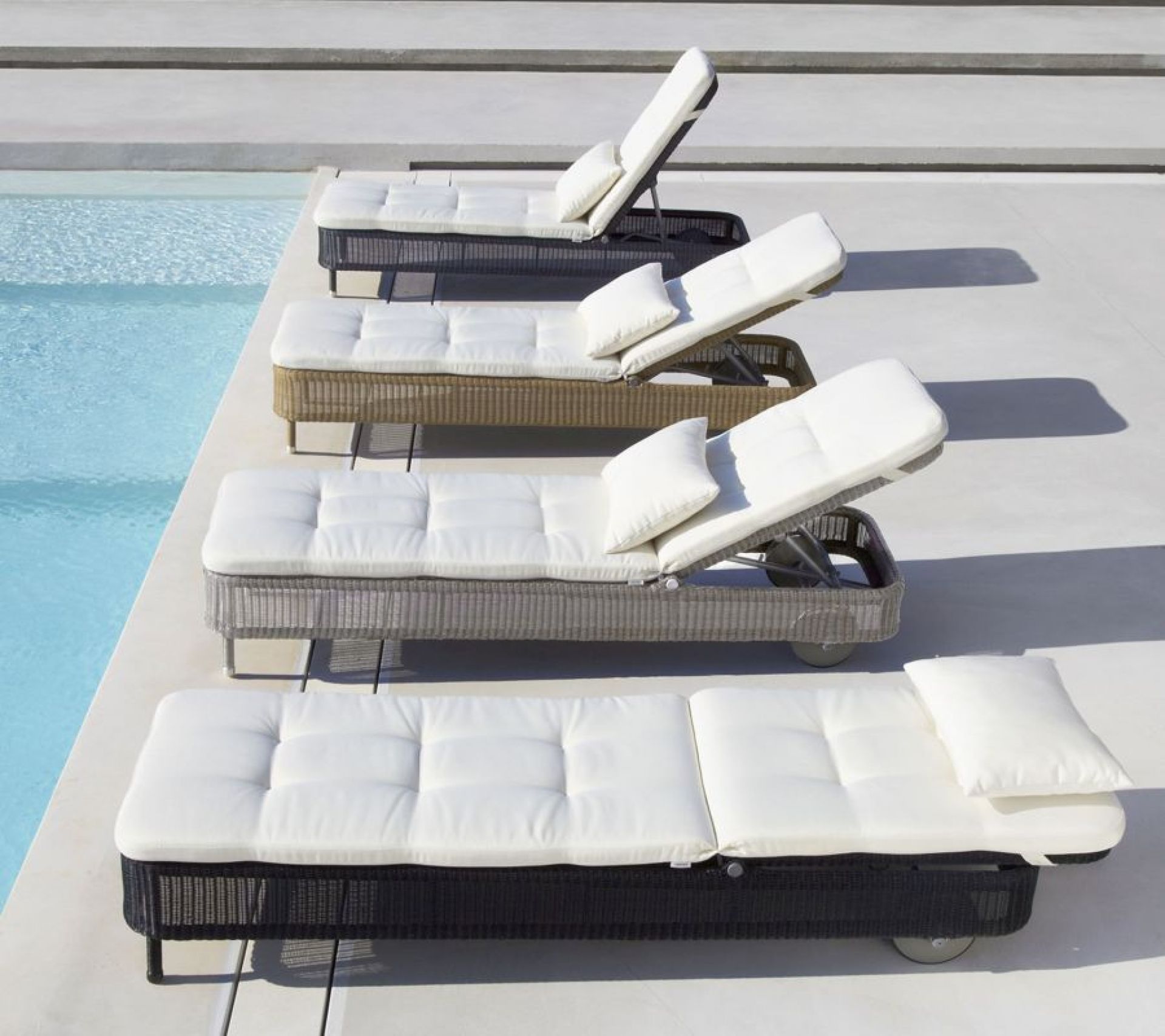 Presley Outdoor Coussin pour Chaise longue Cane-Line noir