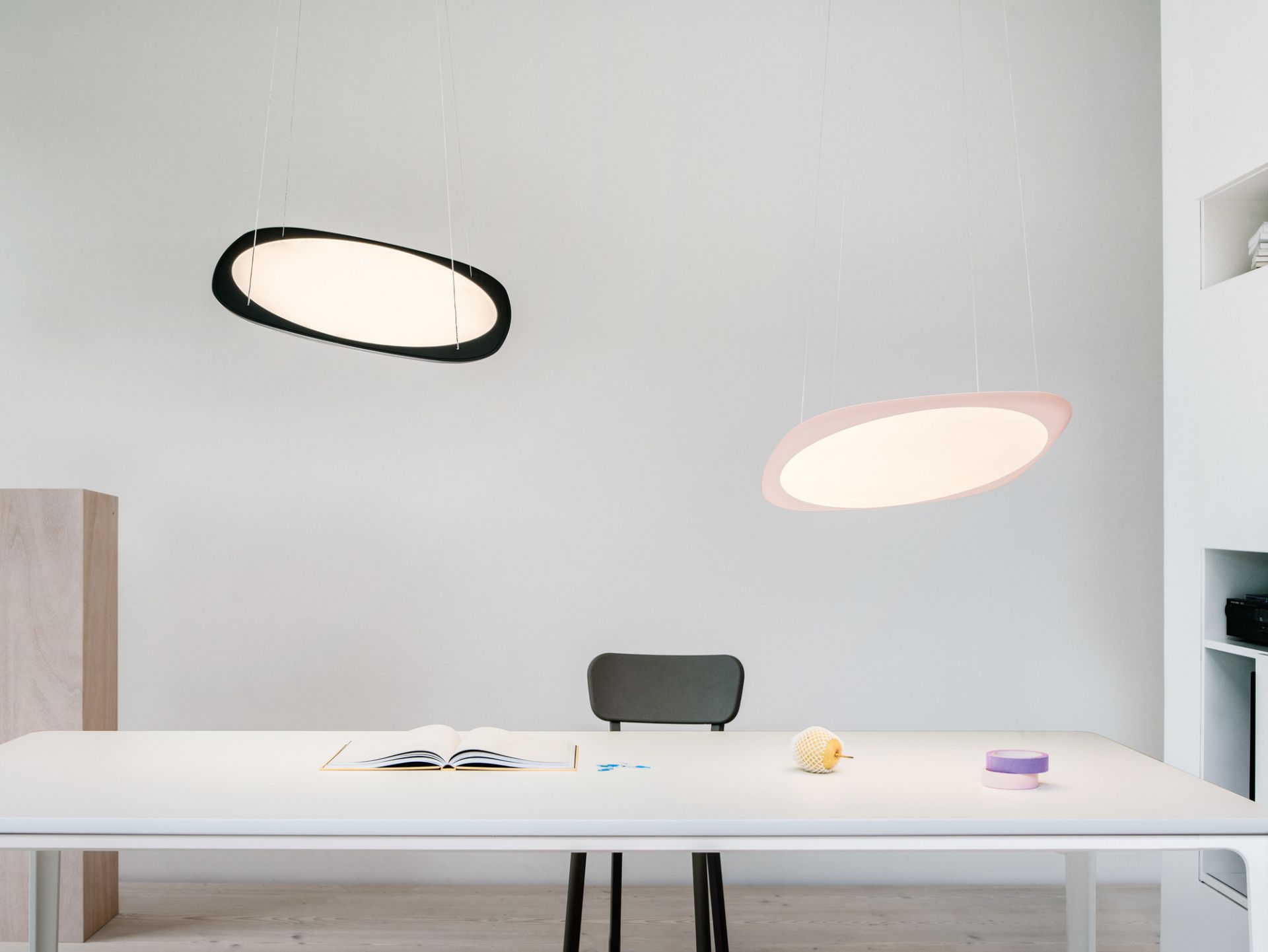 Flying Lampe de suspendue Grau