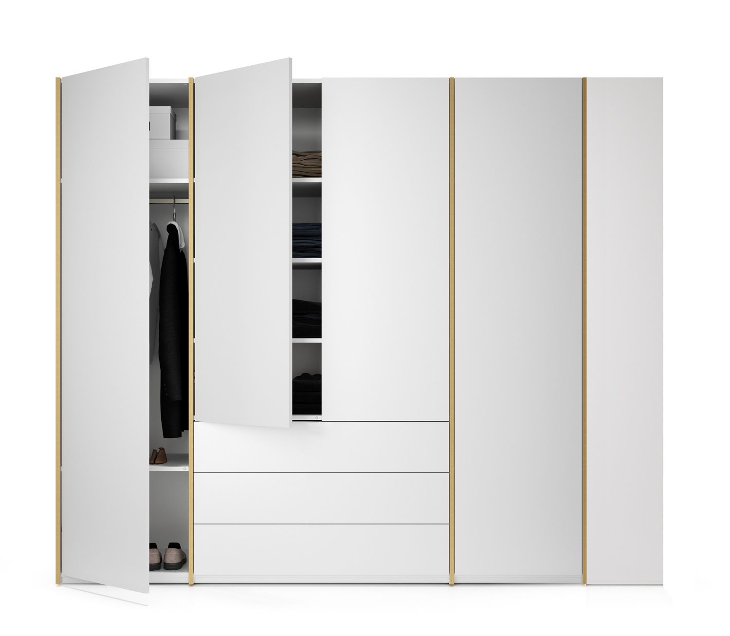 MODULAR PLUS Armoire Étagère supplémentaire Droite Müller Möbelwerkstätten