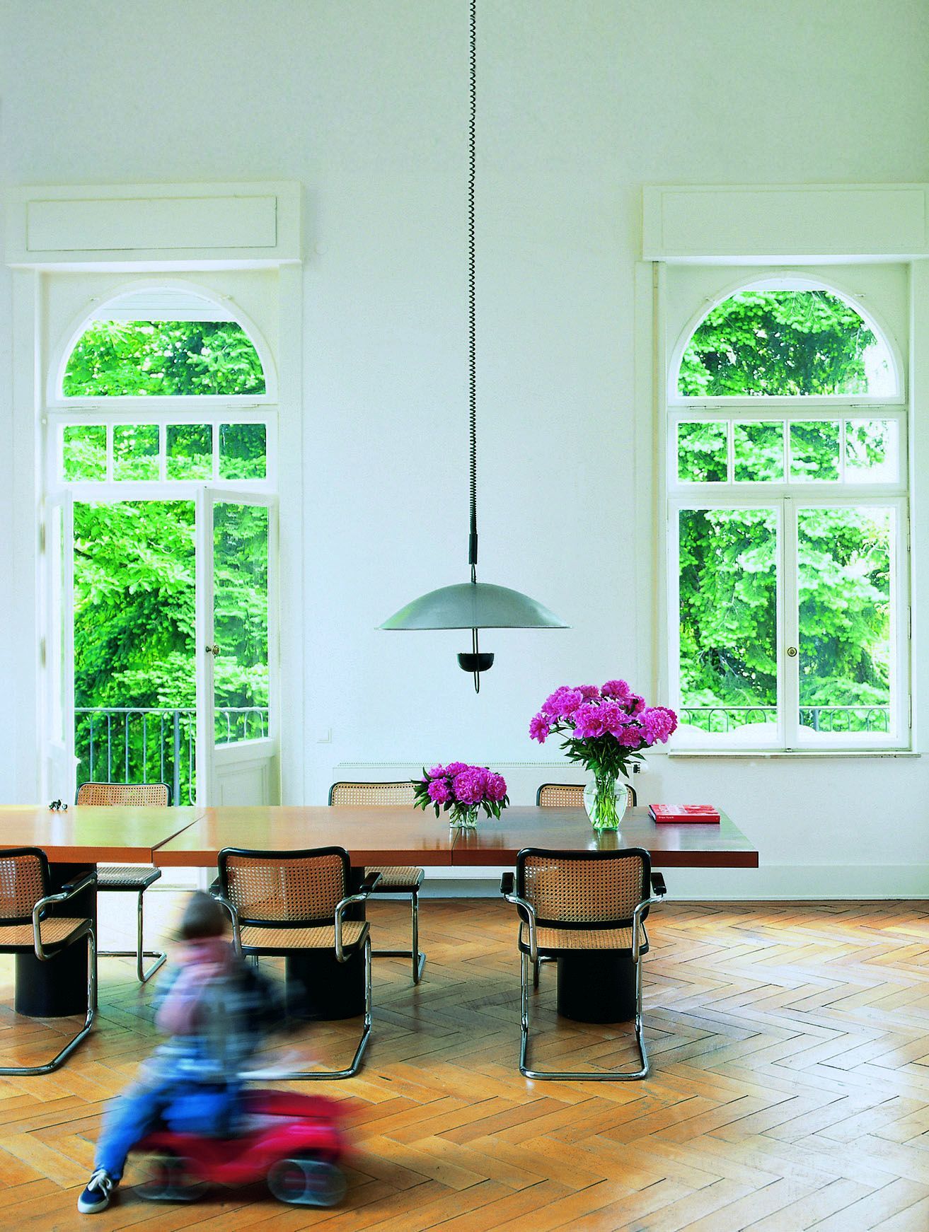 S 32 V Tube en acier Classique à bras oscillant libre CHROME/NATUREL Thonet COMBINAISON PRÉFÉRÉE