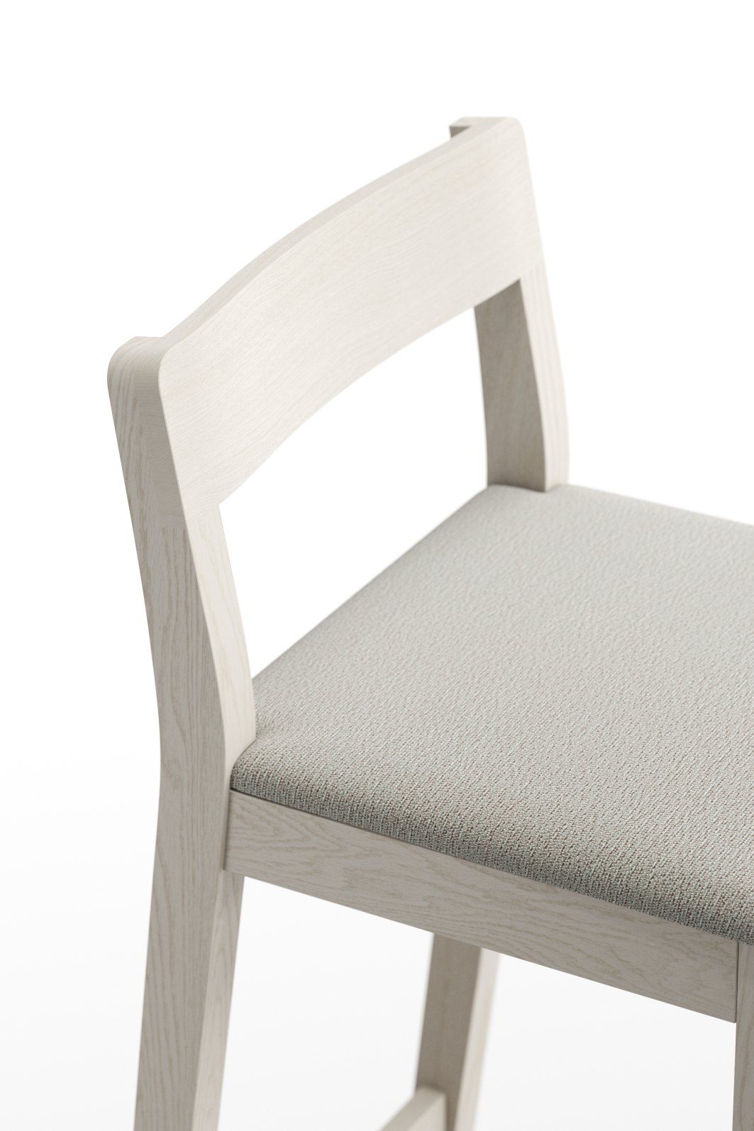 Sit tabouret de bar en bois avec coussin d'assise Zeitraum