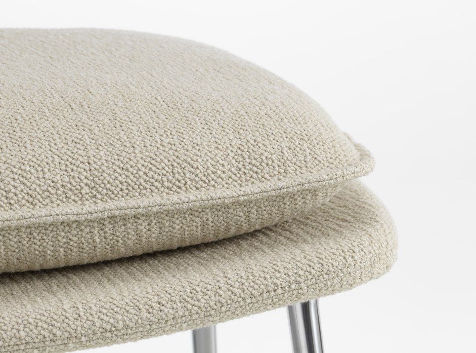 Slow Chair Ottoman Tissu Vitra 