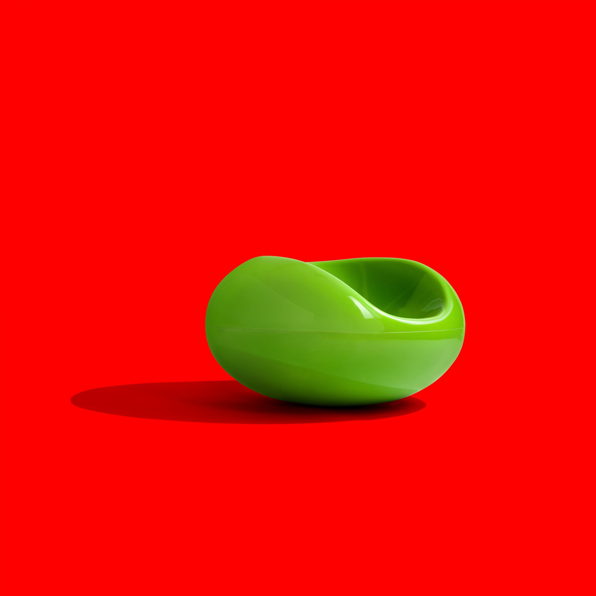 Pastil Chaise vert Eero Aarnio Originals