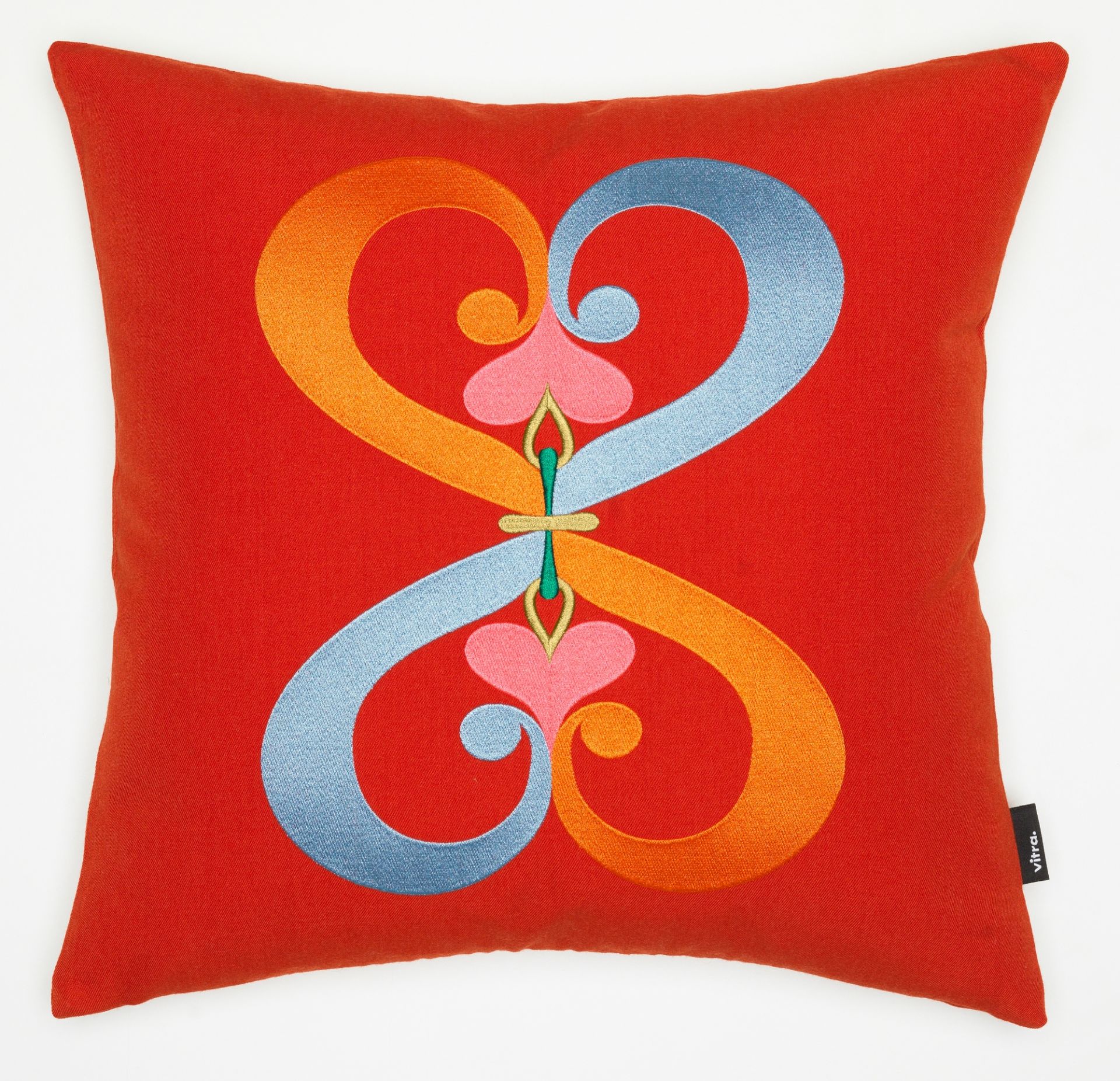 Embroidered oreiller Double Heart Vitra