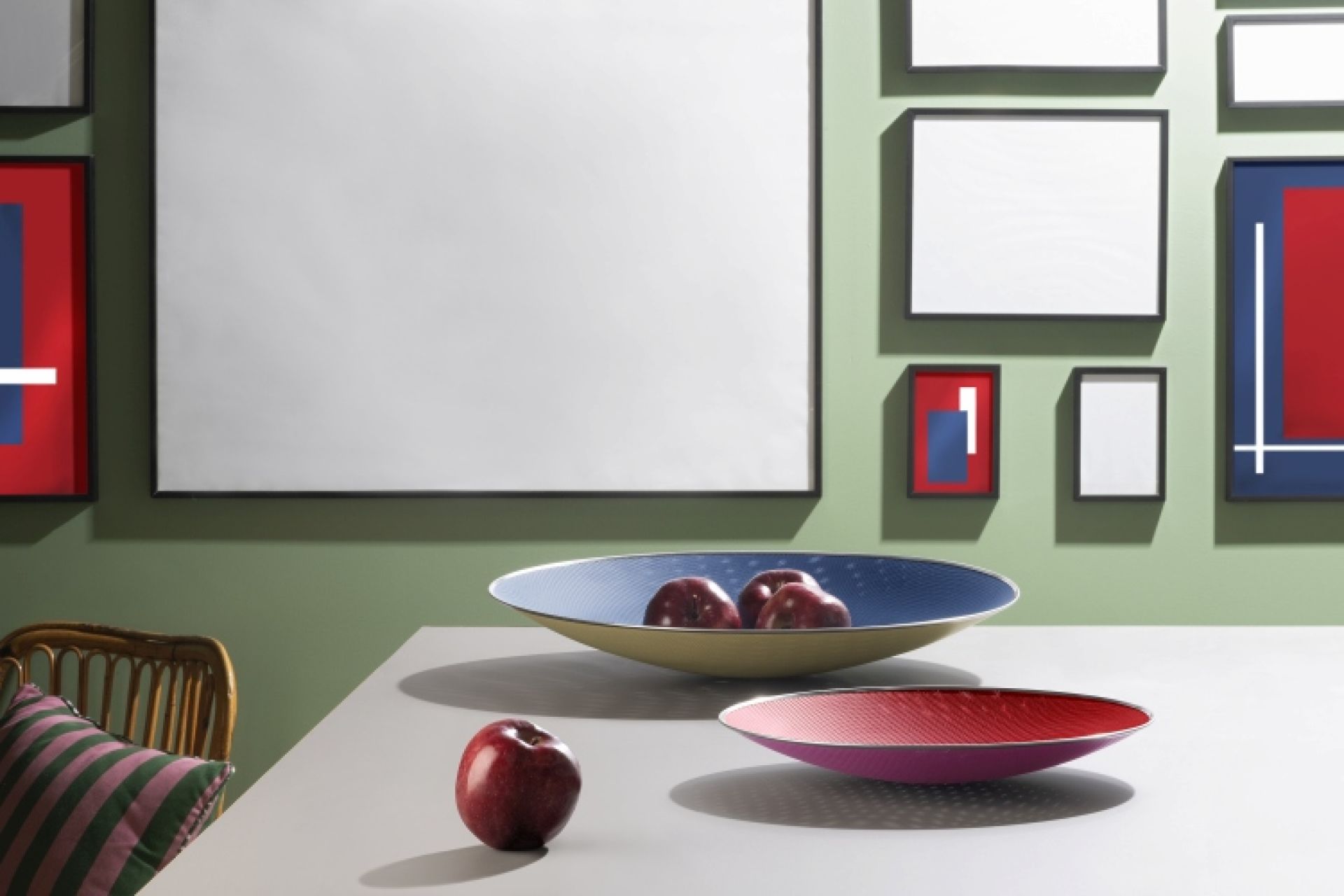 Cohncave Bleu et Ivoire Bol SC01/49 Alessi OFFRE SPECIALE