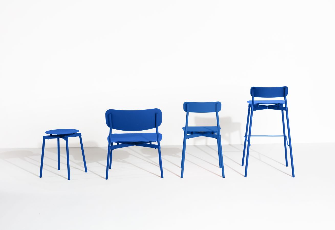 Fromme Chair Chaise Petite Friture Bleu Fromme Chair Chaise Petite Friture Bleu