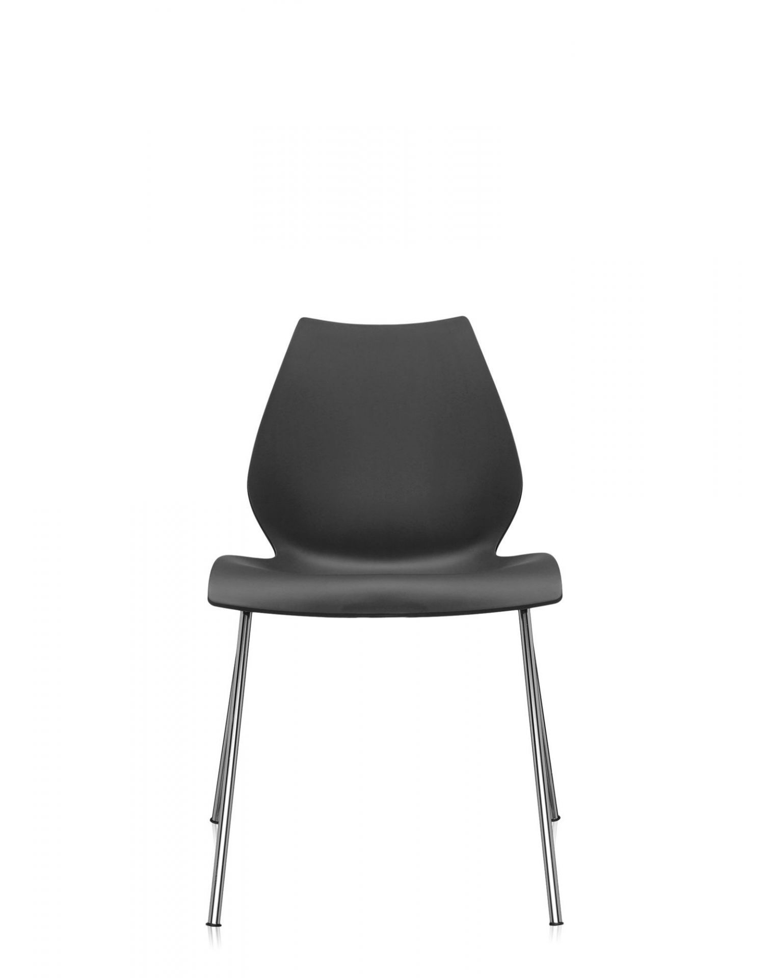 Maui Chaise sans Accoudoirs Kartell Anthracite
