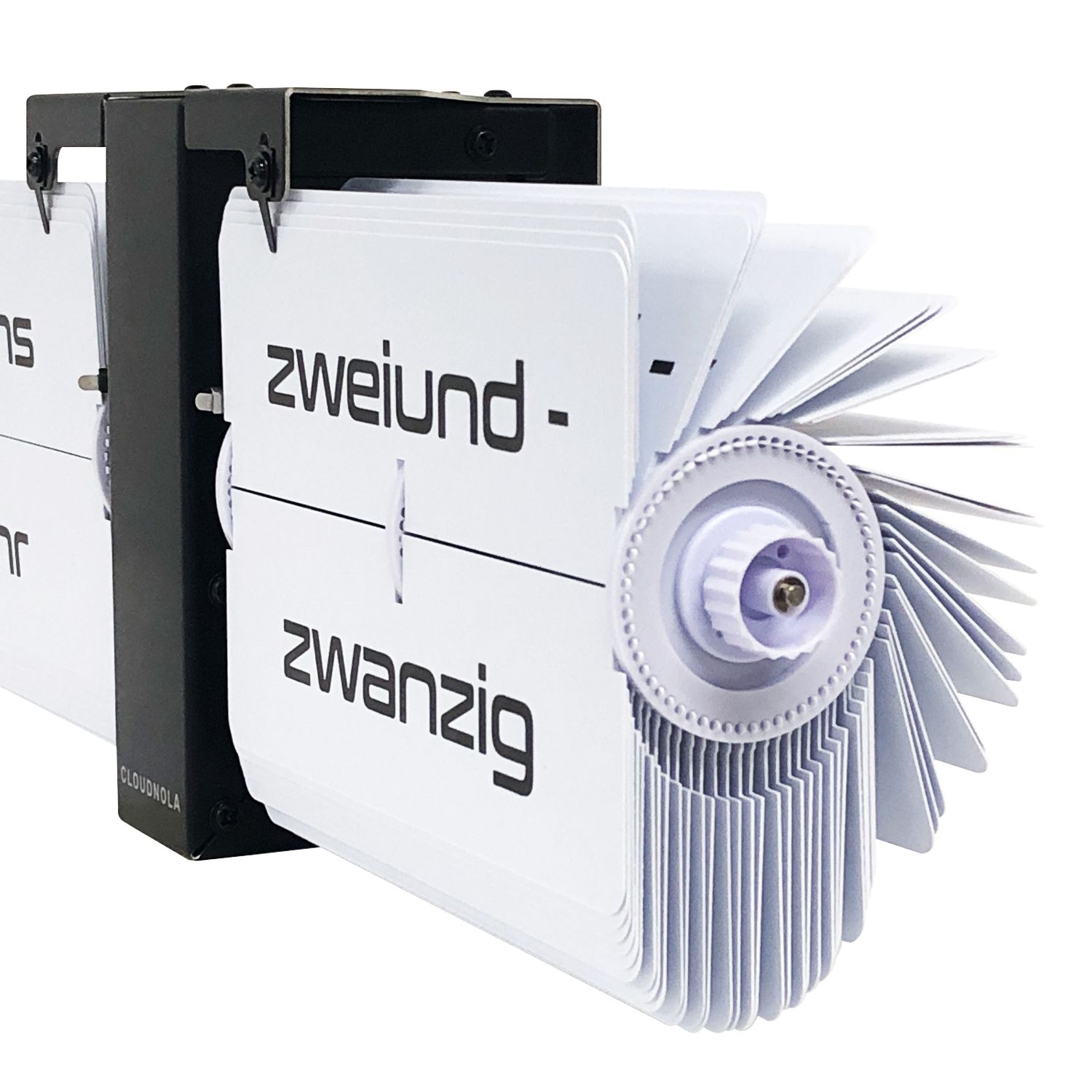Flipping Out Text  Flip Clock Horloge murale / horloge de table Cloudnola