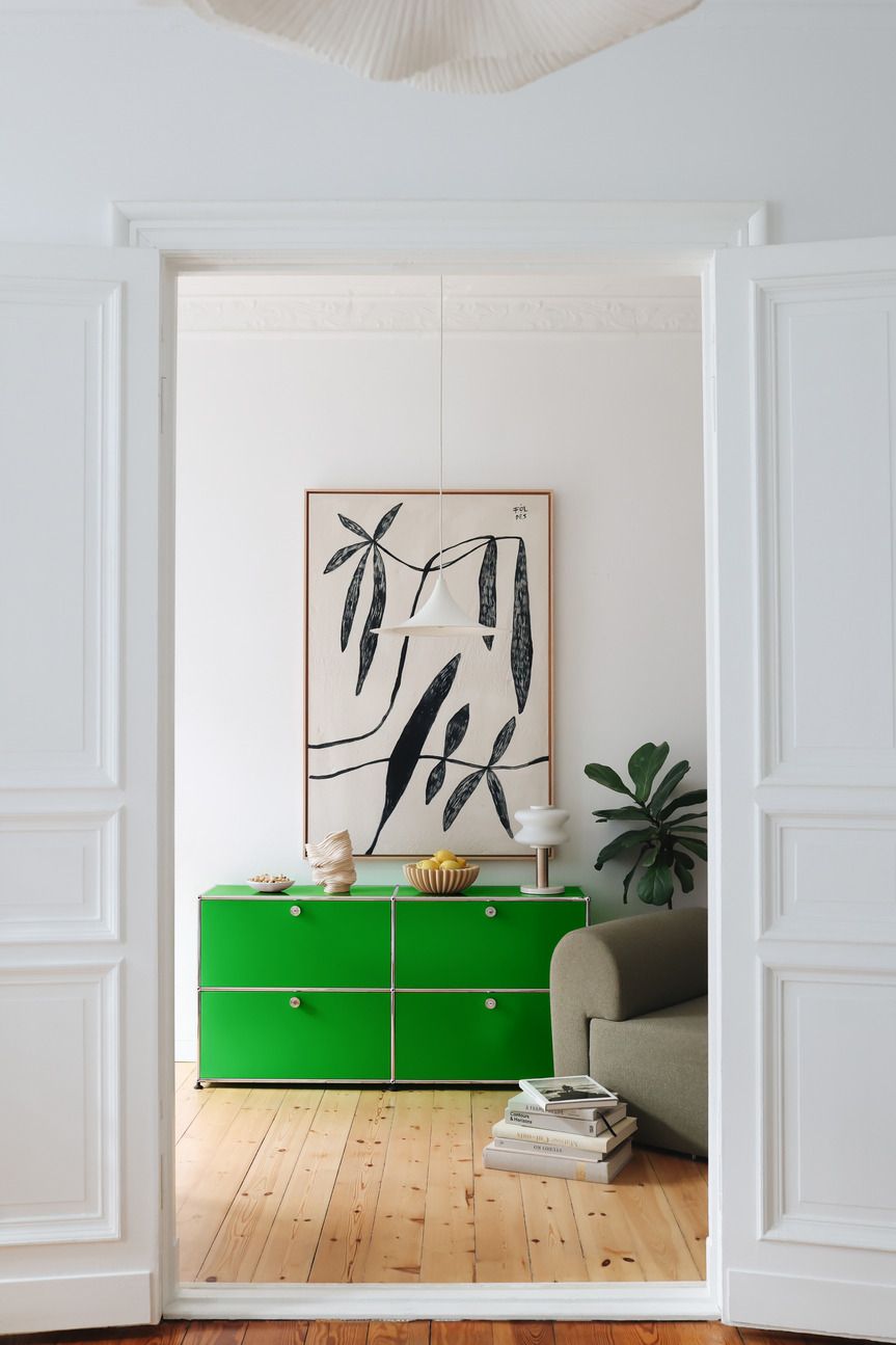USM Haller Sideboard E2 buffet avec 4 portes pliantes
