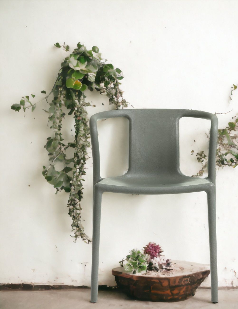 RE Air-ArmChair Indoor / Outdoor Chaise à accoudoirs 100% recyclée Magis 