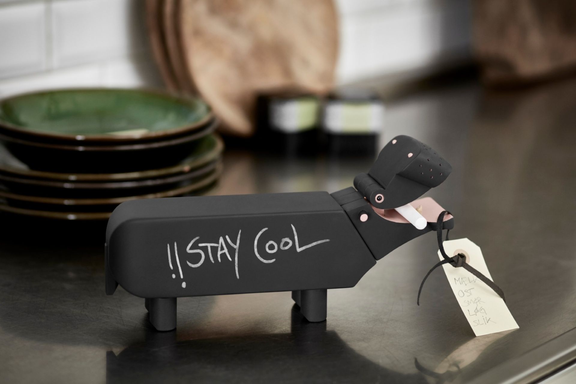 Hippopotame figure en bois noir Kay Bojesen