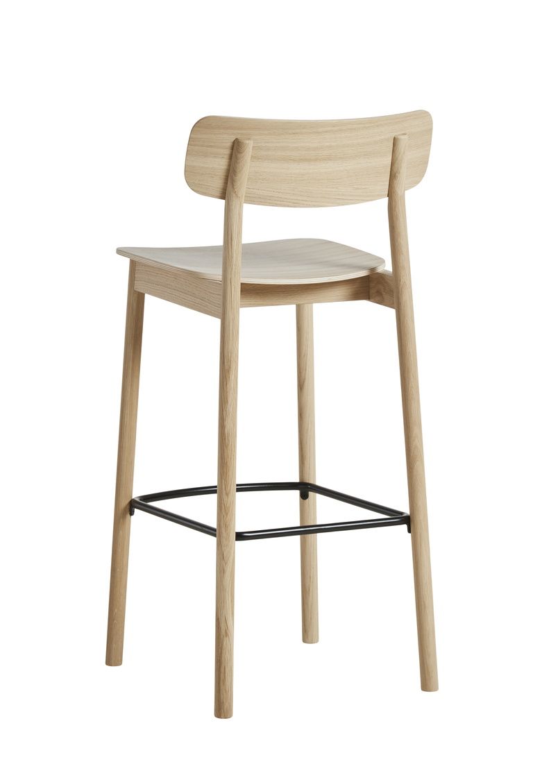 Soma Tabouret de bar Chêne blanc pigmentée Woud