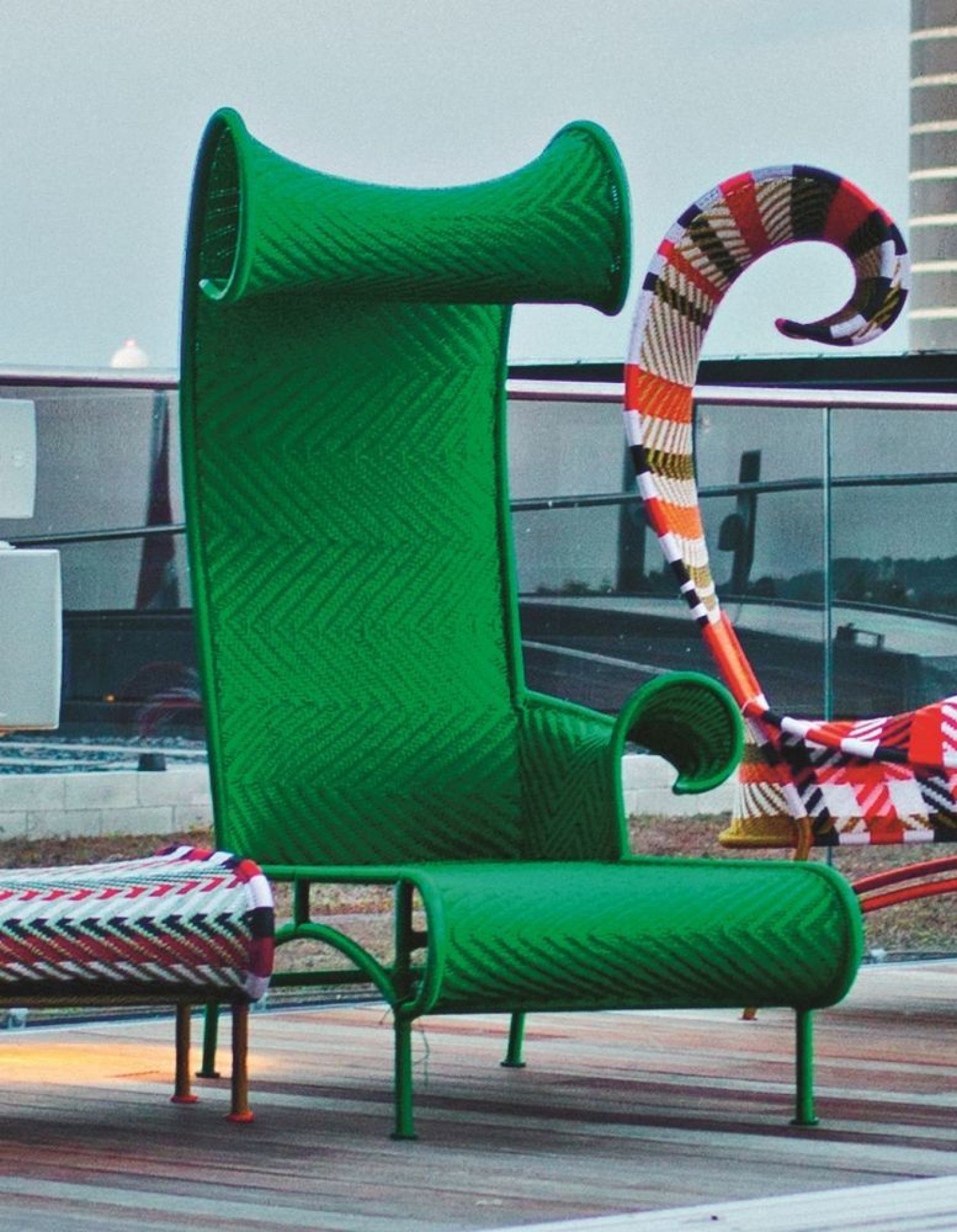 Shadowy Chaise Longue M' Afrique Collection Moroso