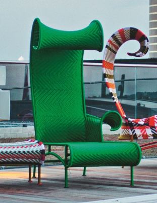 Shadowy Chaise Longue M' Afrique Collection Moroso