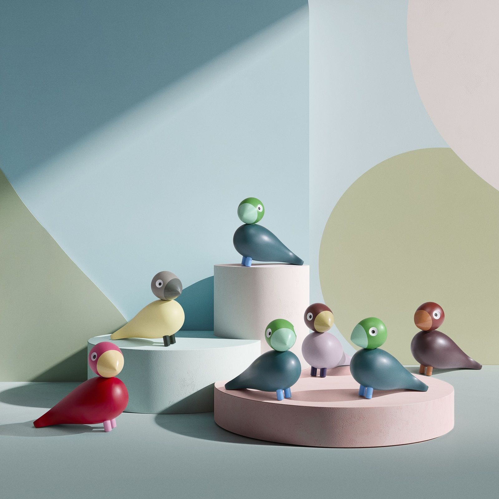 Birk Year Bird 2026 H12.5 cm Vert foncé LIMITED EDITION Kay Bojesen