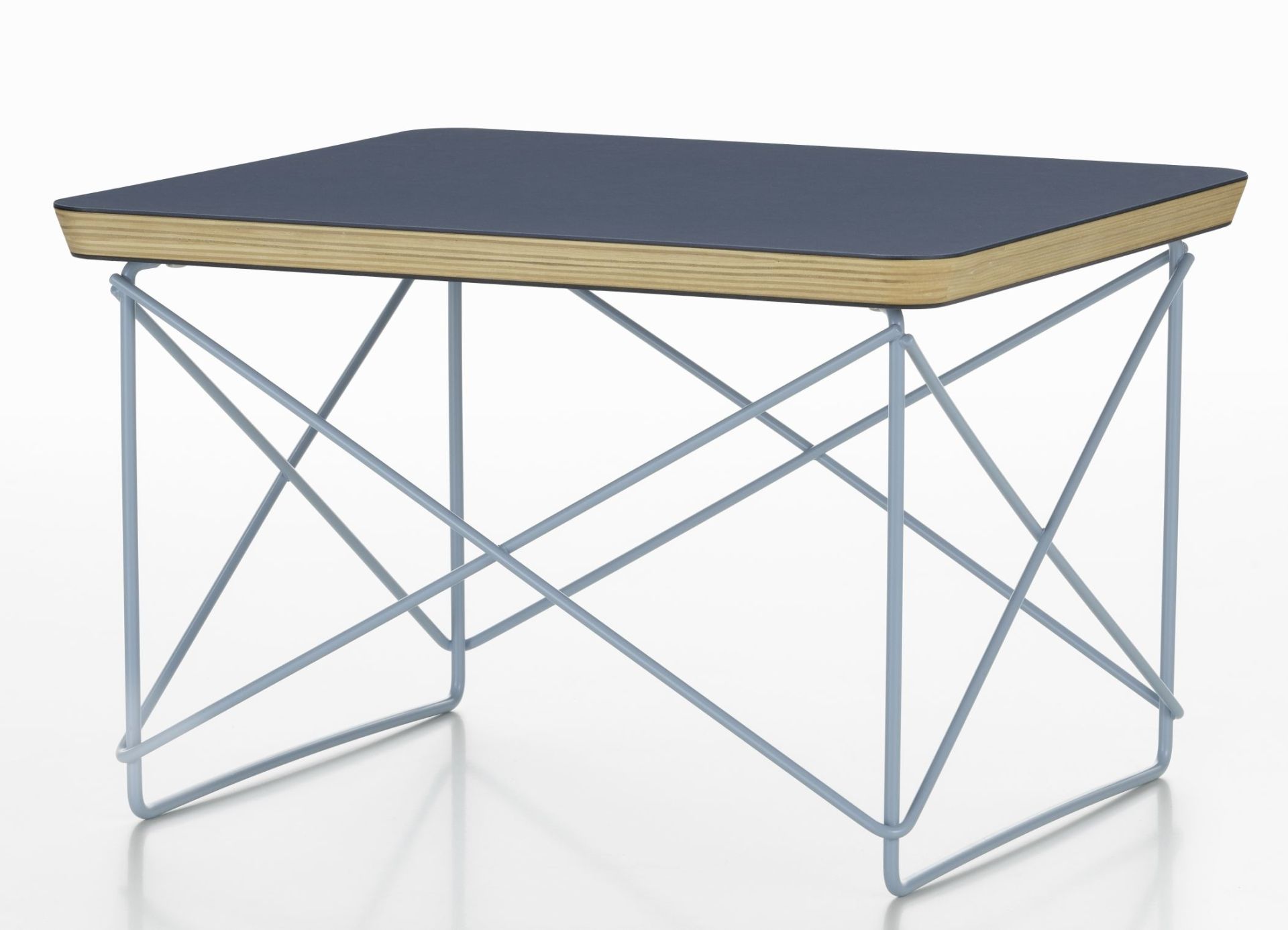 Occasional Table LTR Table d'appoint Linoléum Smoke blue Vitra 