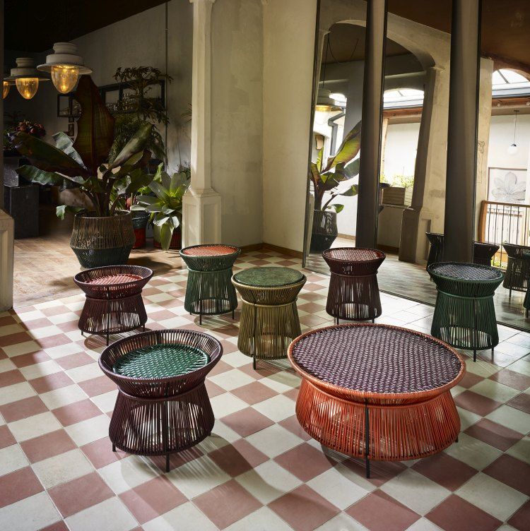 Caribe Chic Low Side Table Table d'appoint Outdoor ames 