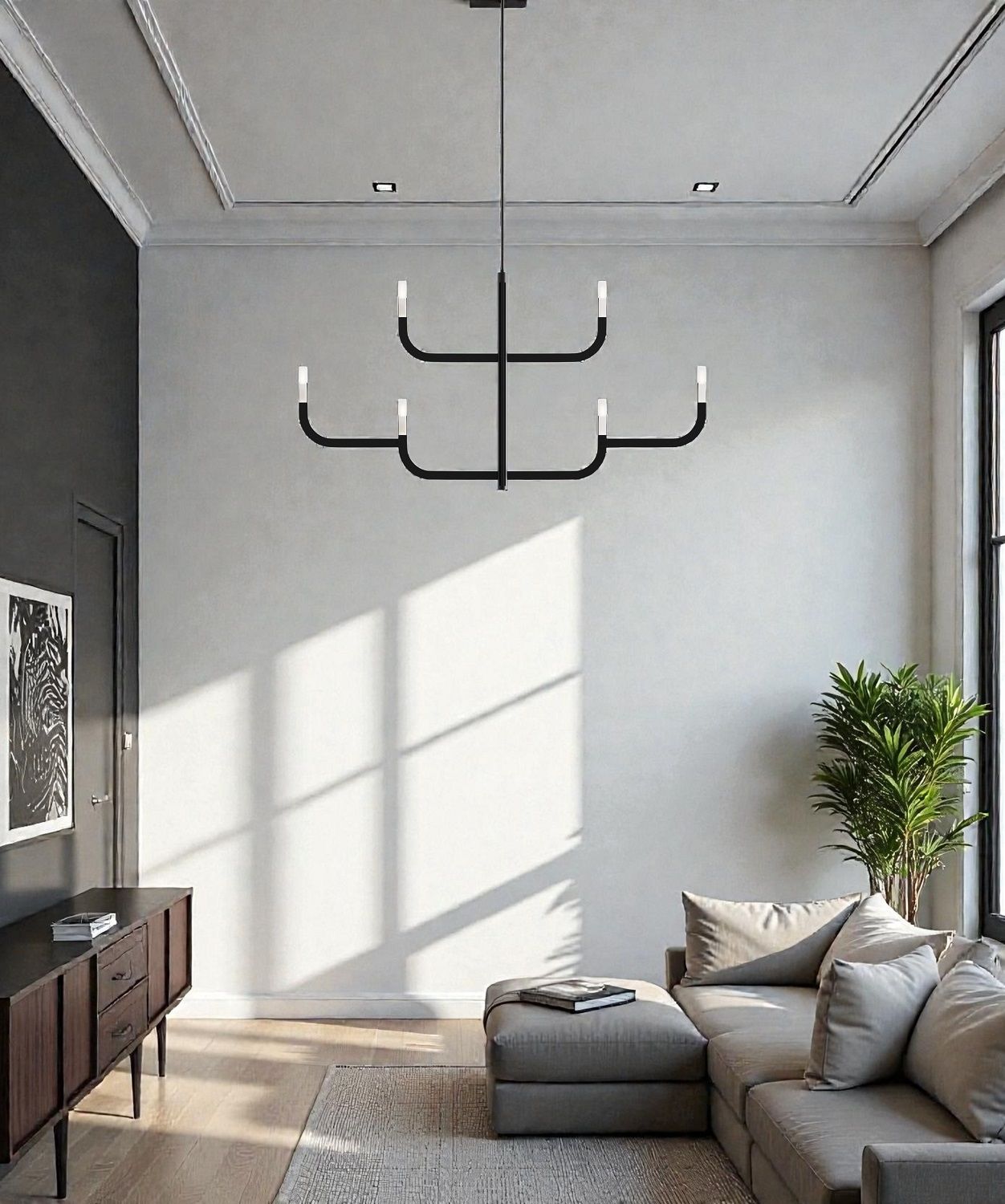 J-us Suspension Configuration C Lampe à suspendre Luceplan