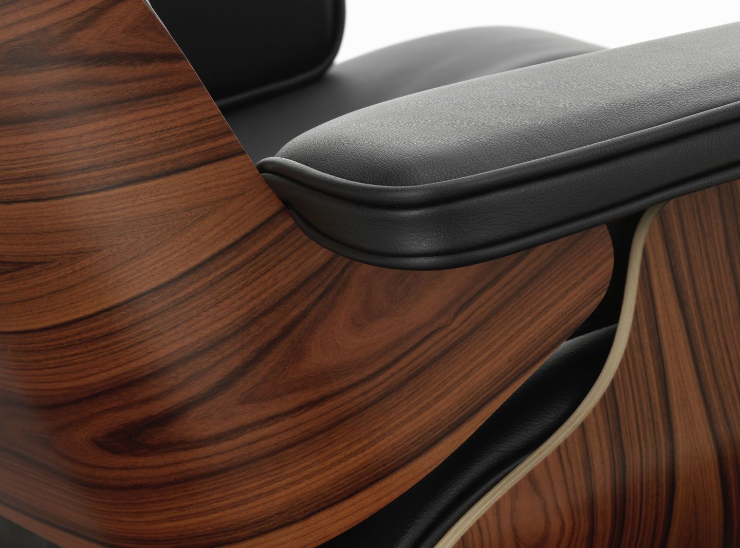 Eames Lounge Chair & Ottoman fauteuil COMBINAISON PRÉFÉRÉE Cuir Premium Palisander Vitra  Eames Lounge Chair & Ottoman fauteuil COMBINAISON PRÉFÉRÉE Cuir Premium Palisander Vitra