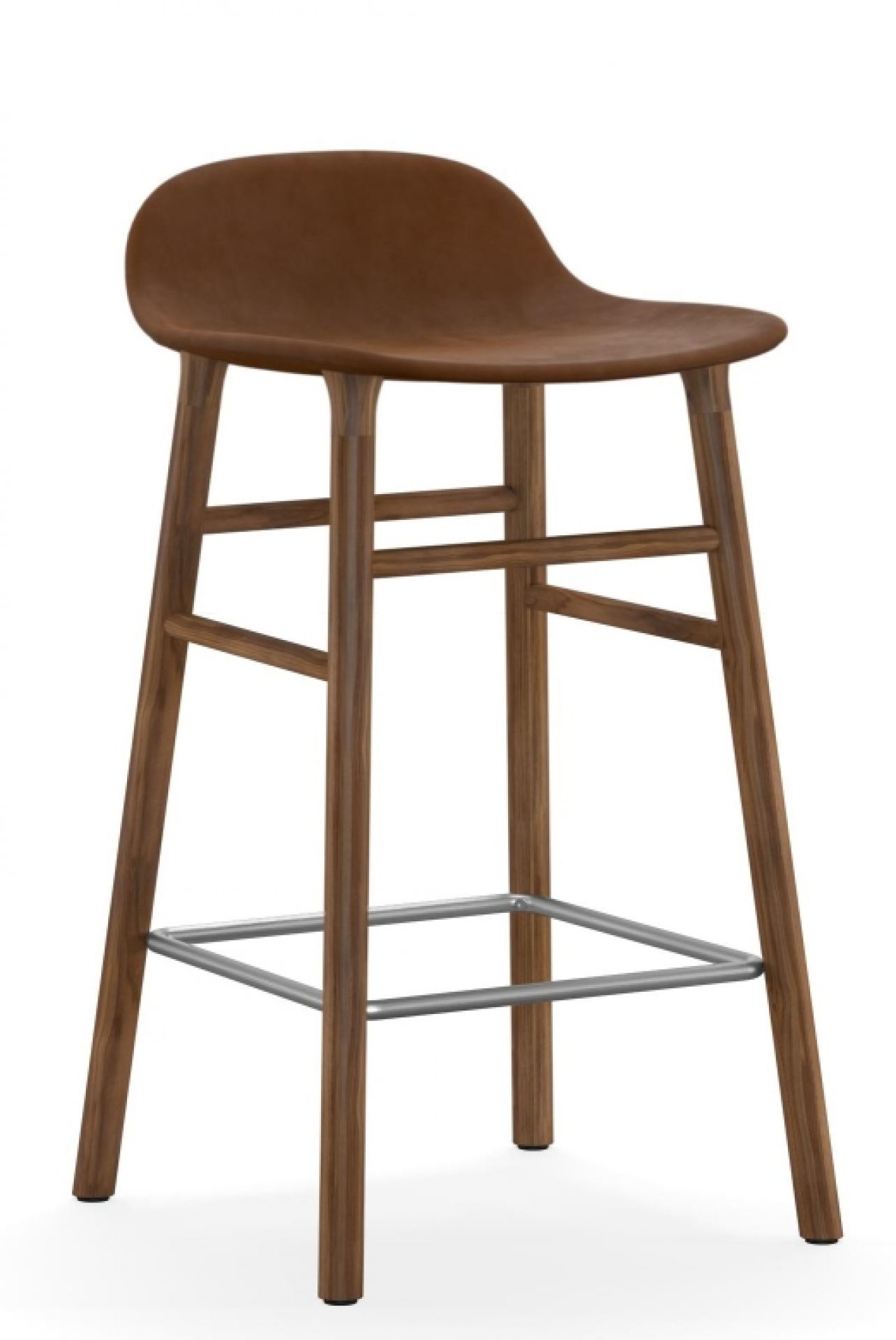 Form Barstool tabouret de bar H 75 cm Chêne Rembourré Normann Copenhagen