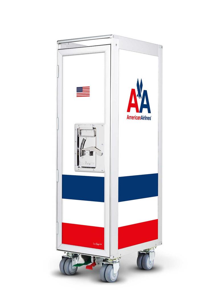 American Airlines Chariot d'avion Bordbar