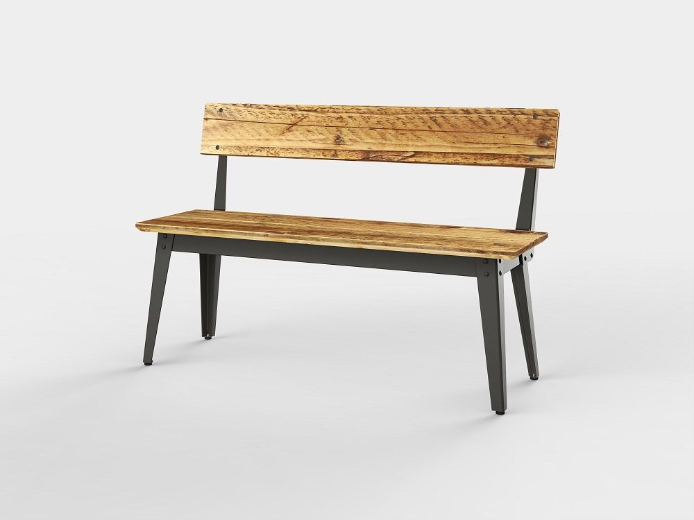 6Grad Extérieur banque avec Dossier 185 cm Jan Cray Bois huilé gris orage 6Grad Outdoorbank mit Rückenlehne aus geöltem Bauholz in Gewittergrau. Robuste Gartenbank für den Außenbereich.