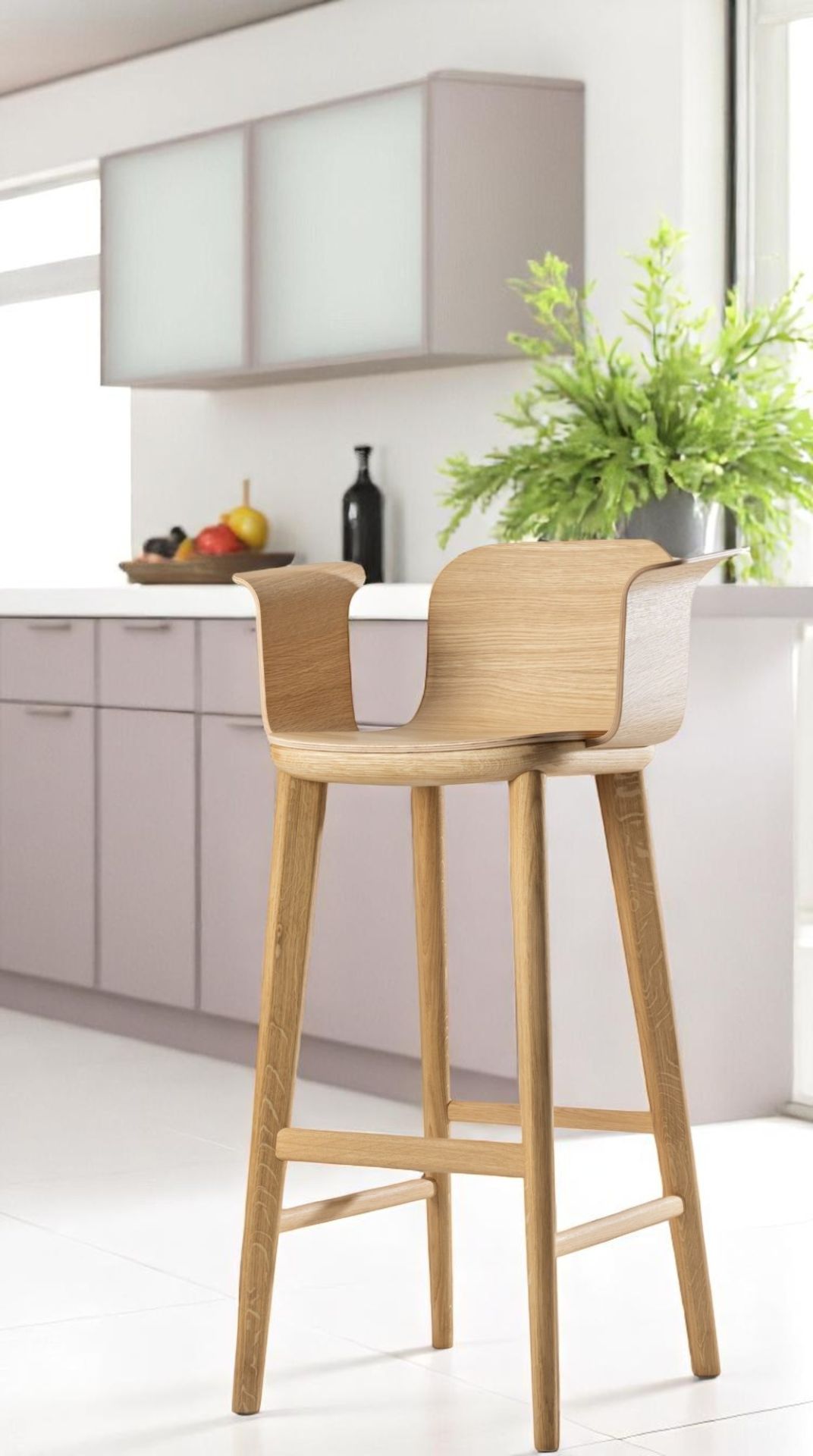 Aeon Comfort Barstool Tabouret de bar avec accoudoirs Zeitraum