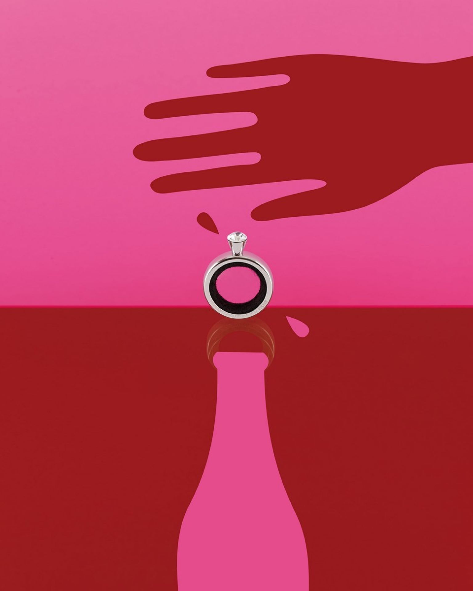 Noè anneau goutte à goutte GIA11 Alessi OFFRE SPECIALE