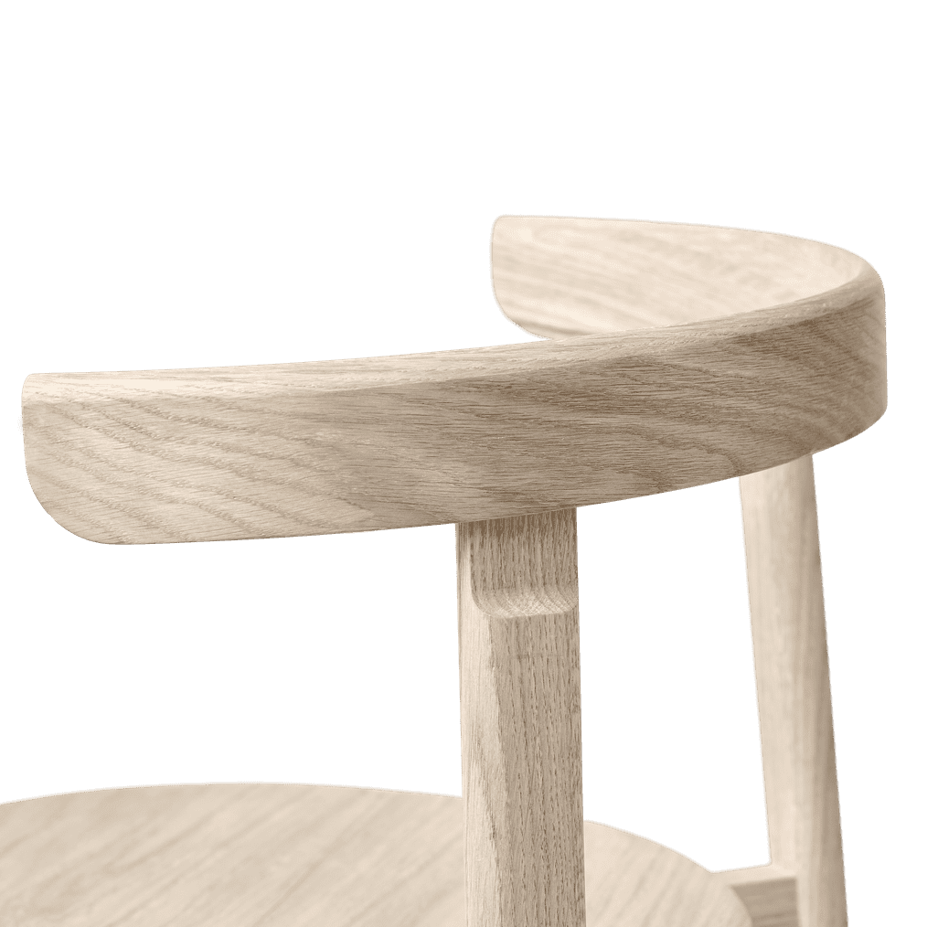 Chaise Lunar chêne Form & Refine