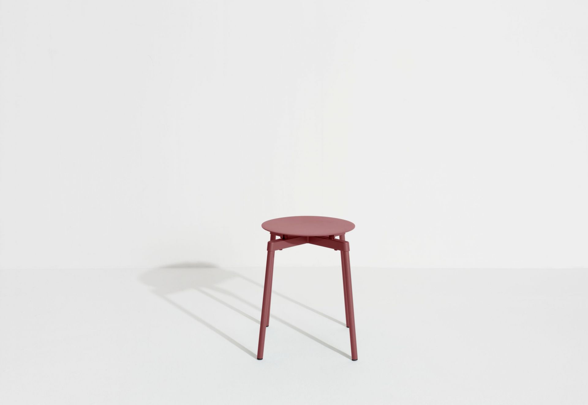 Fromme Stool Tabouret Petite Friture Marron rouge Fromme Stool Tabouret Petite Friture Marron rouge