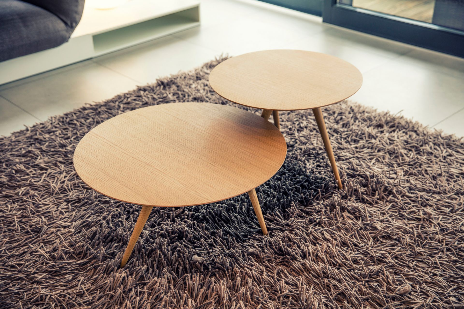 Turn low Table d'appoint chêne naturel Maigrau