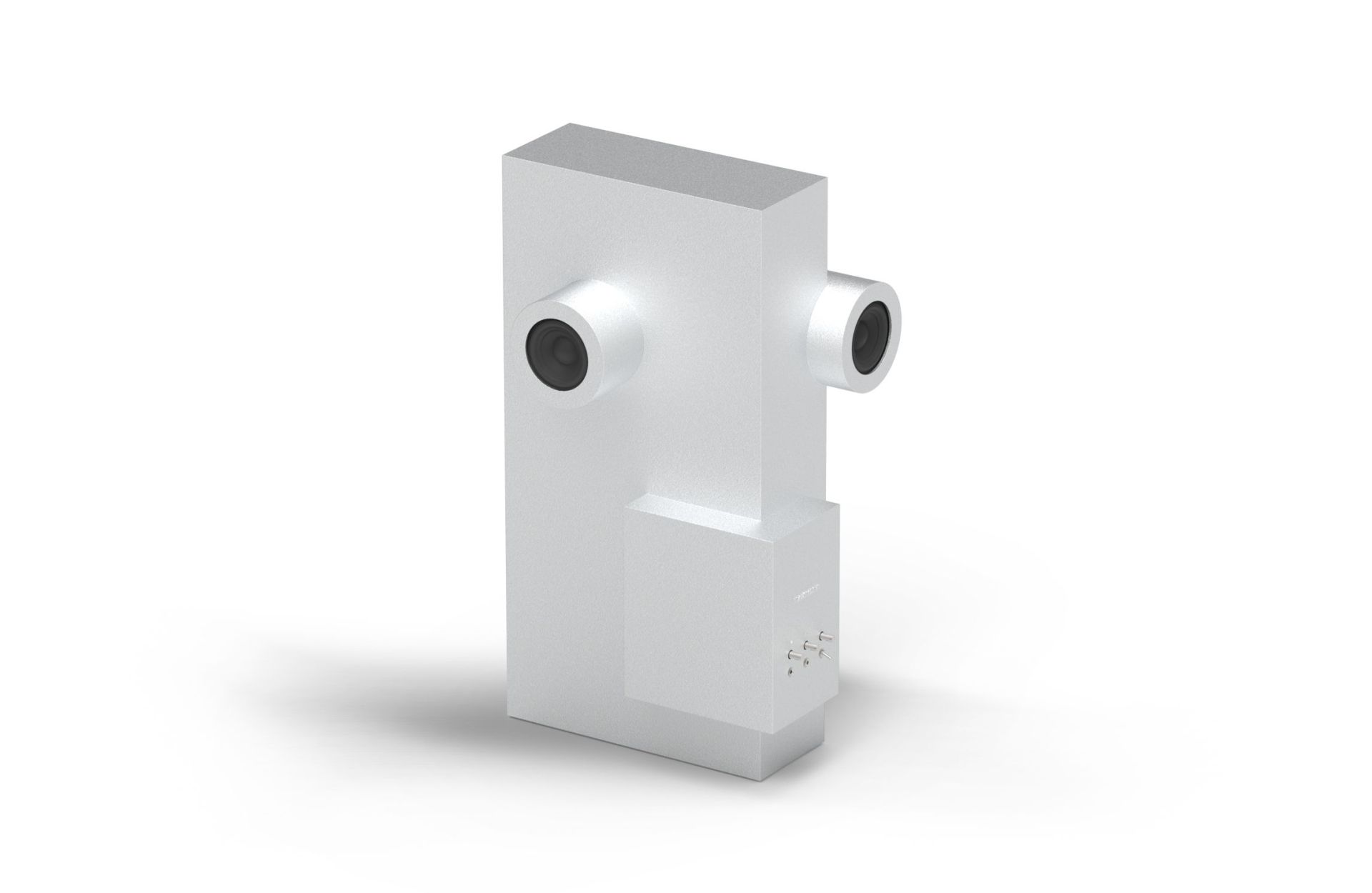 Haut-parleur Brutalist transparent