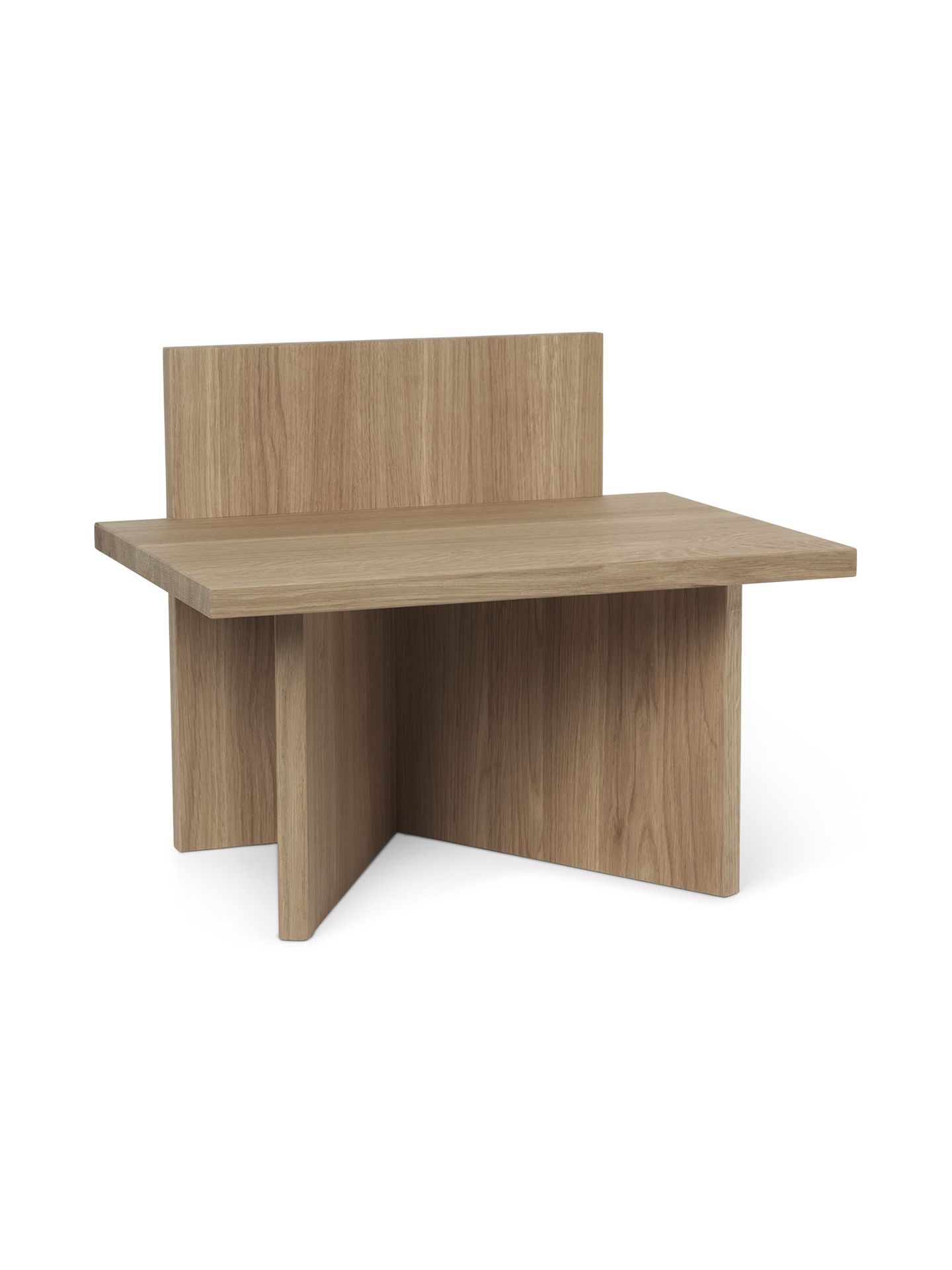 Oblique Stool oak tabouret en chêne Ferm Living