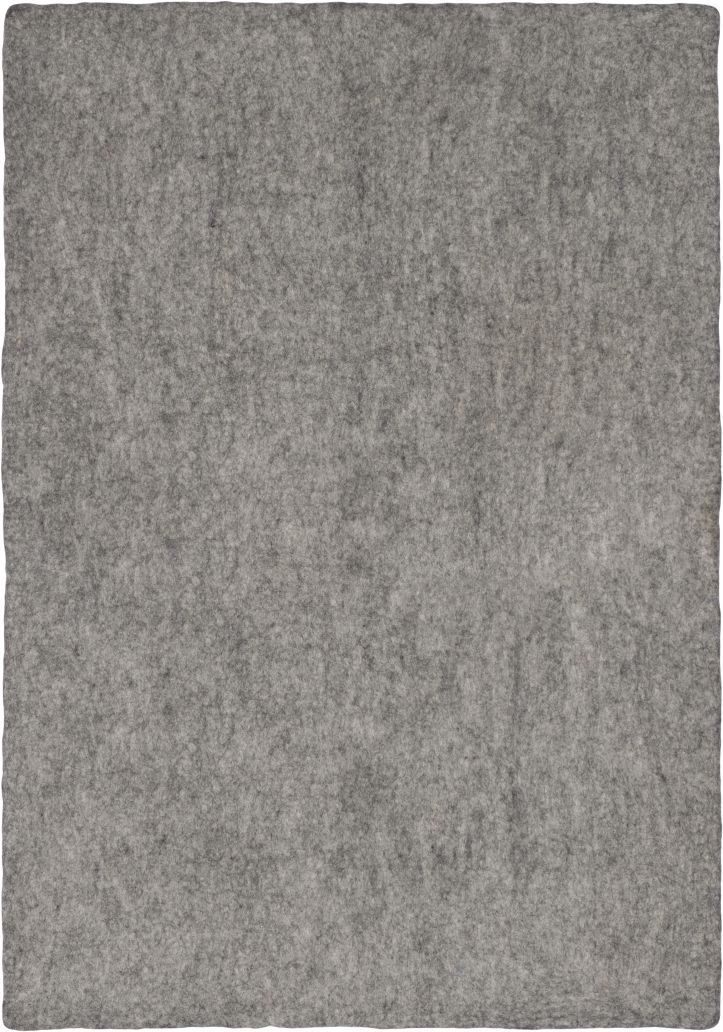 Mono Rectangulaire Tapis en feutre 160 x 230 cm myfelt Carl (gris chiné)