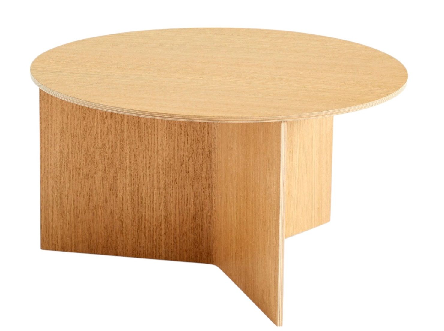 Slit Table Wood Round XL Table d'appoint / table basse Hay