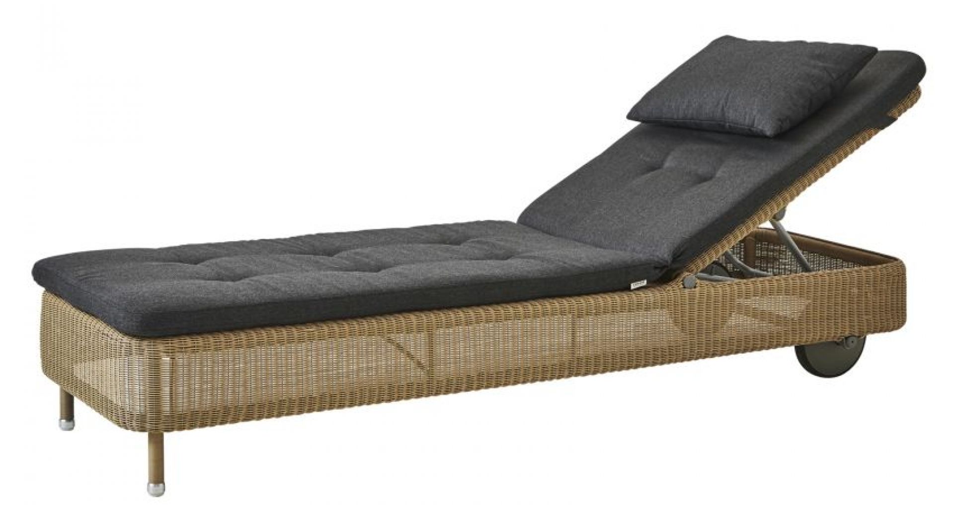 Presley Outdoor Coussin pour Chaise longue Cane-Line noir