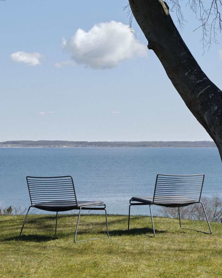 Hee Lounge Chair Fall vert Hay