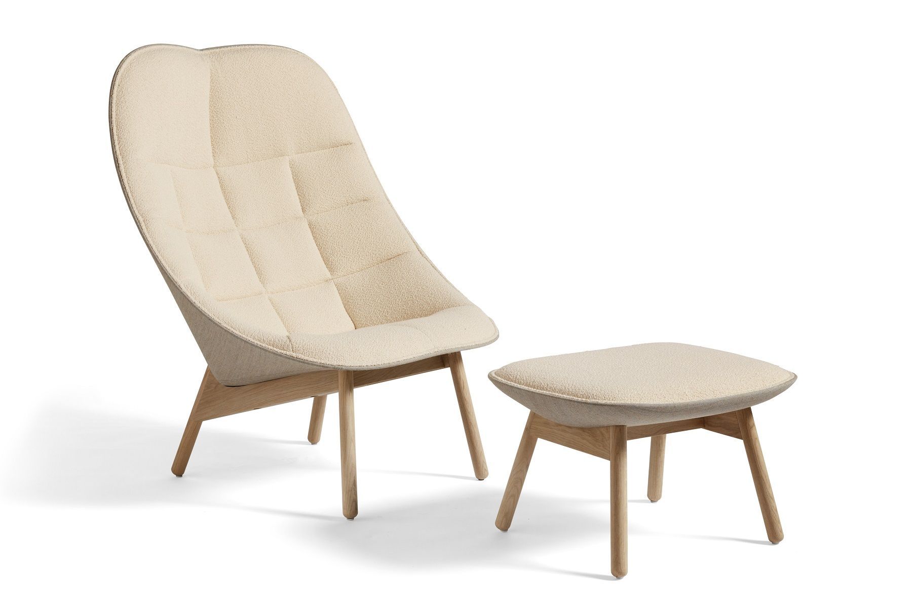 Uchiwa Ottoman Tabouret Hay