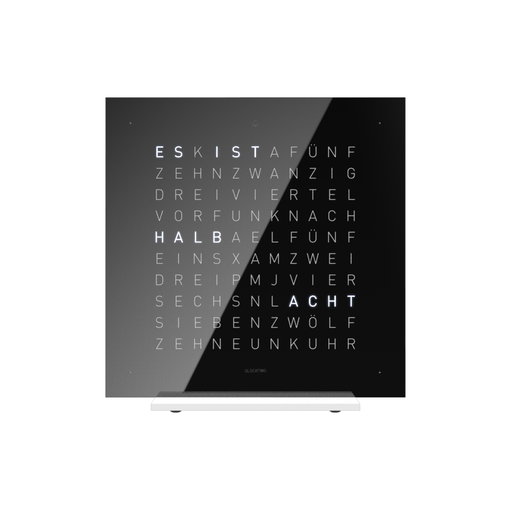  Earth 13.5 Pure Edition Horloge de table version / Montre Allemande QLOCKTWO