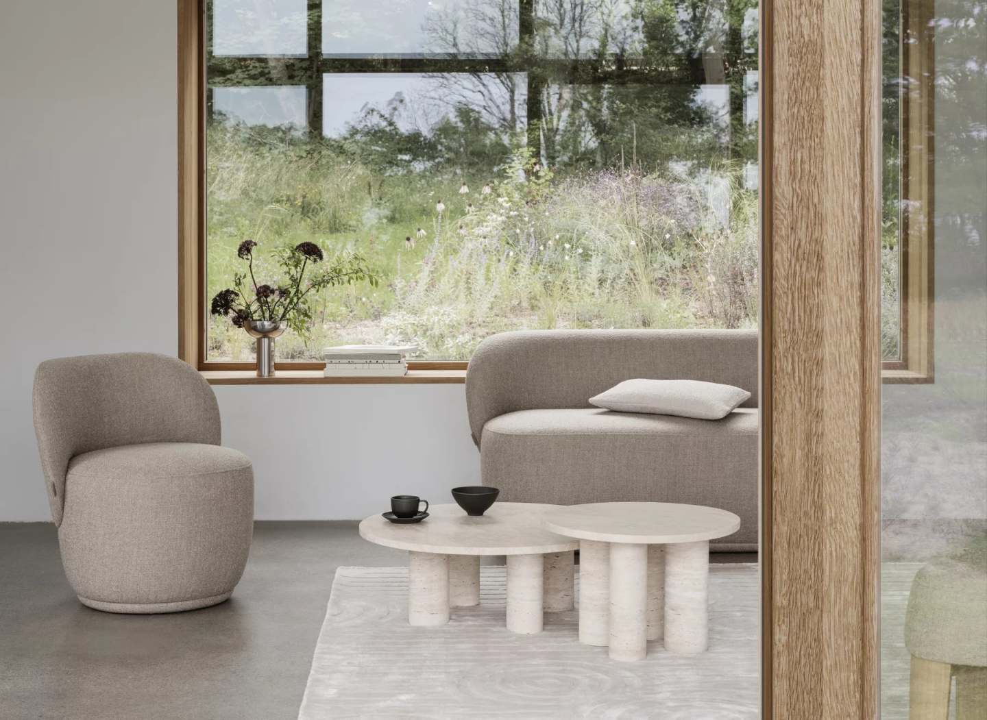 Volos table basse ronde Ø 75 x H 26 cm Blomus